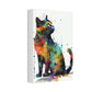 Colored Splat Full Cat