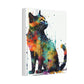 Colored Splat Full Cat
