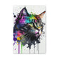 Colored Splat Cat Bust